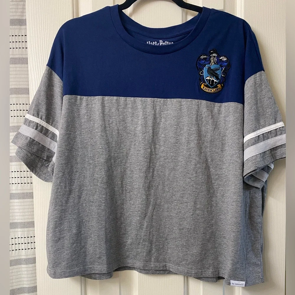 Her Universe Harry Potter Ravenclaw Cropped T-Shirt Size XL - Picture 14 of 16